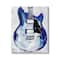 Stupell Industries Abstract Rock Guitar Body Modern Blue Painting Canvas Wall Art